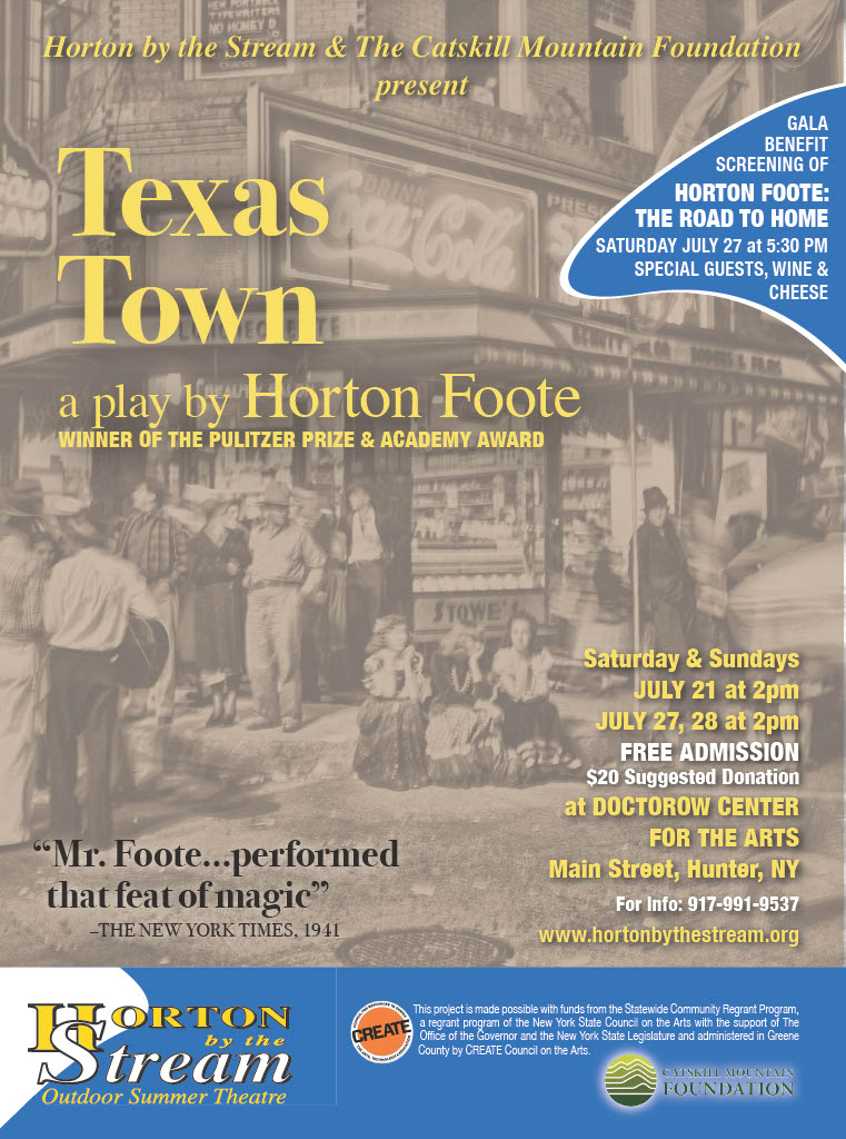Texas Town on July 21st and July 27th & 28th